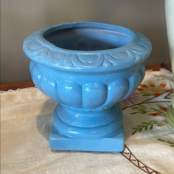 Blue Decorative Planter - Picture 1 of 2